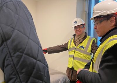 Members of the St Edmund Hall Governing Body on a tour of Norham St Edmund